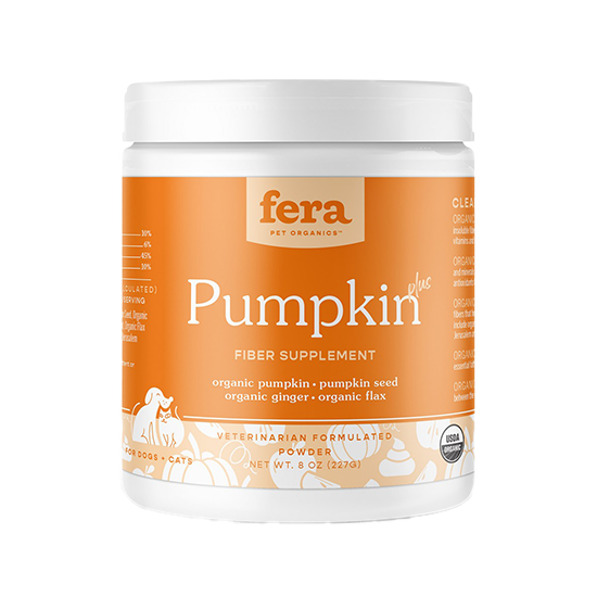 Fera Pets Pumpkin Plus Fiber Support for Dogs and Cats