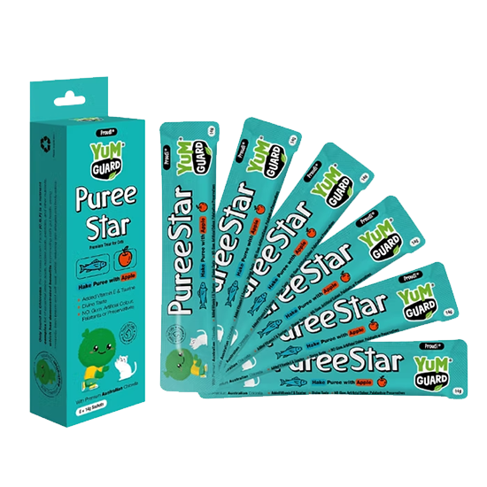 YumGuard 鱈魚蘋果果泥條