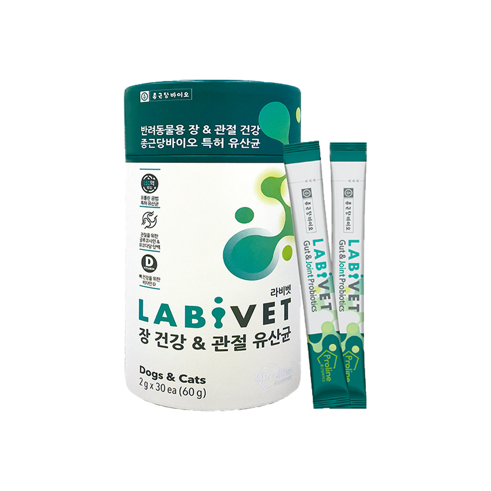 寵物食用益生菌（腸道＋關節） 60克縮圖